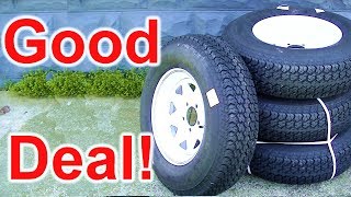 If You Buy Cheap Trailer Tires amp Wheels You Might Be Surprised By This First Impression Review [upl. by Meldoh]