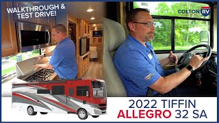 Test Driving the 2022 Tiffin Open Road Allegro 32 SA Class A Motorhome  Plus Complete Walkthrough [upl. by Crespo74]