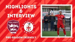 Match Highlights amp Interview  Malvern Town vs Redditch United [upl. by Wileen475]