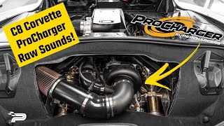 C8 Corvette ProCharger Raw Sounds Cold Start Revs Dyno Pulls Downshifts amp Burbles [upl. by Rockwood]