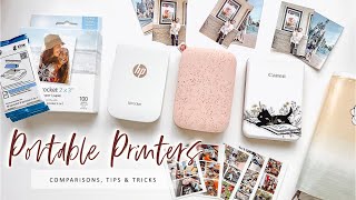 PORTABLE PRINTERS COMPARISONS TIPS amp TRICKS  HP SPROCKET CANON IVY  Charmaine Dulak [upl. by Lemuel]