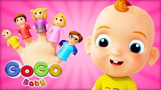 Daddy Finger ✋  The Finger Family Song  GoGo Baby  Nursery Rhymes amp Kids Songs [upl. by Lala390]