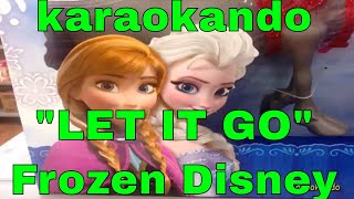 Karaoke Frozen Let It Go Idina Menzel lyrics [upl. by Toni]