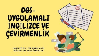 Uygulamalı İngilizce ve Çevirmenlik bölümünde DGS 🙋🏻‍♀️📚📑 [upl. by Aicilev]