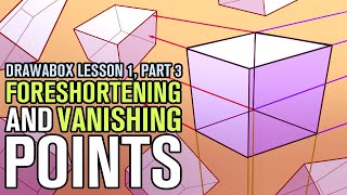 Drawabox Lesson 1 Part 3 Foreshortening and Vanishing Points [upl. by Vikky]