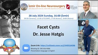 İON 458 Lecture Hatgis Facet Cysts 27072024 [upl. by Ihn]