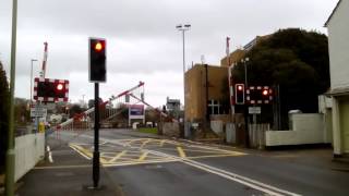 Lymington Level Crossing 26032016 [upl. by Elden]