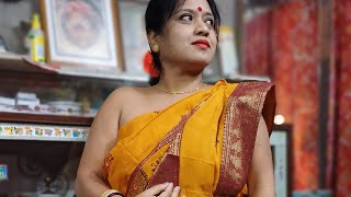 DOLA RE DOLA DANCE ❤️JUST TRY MY FAVORITE 😍chaitali dance saree hindisong dolaredola madhuri [upl. by Lehctim671]