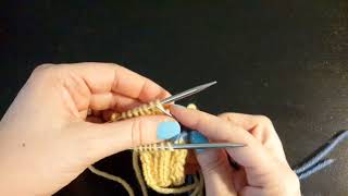 Kitchener Stitch in Ribbing [upl. by Lairret311]