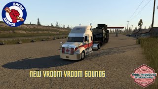 Slav Jerry V8 Straight Pipe Mod amp Jon Ruda Freightliner Cascadia 125 [upl. by Eneleoj632]