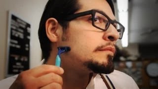 Can You Trim Your Sideburns With a Razor  Mens Shaving [upl. by Ellehcrad424]