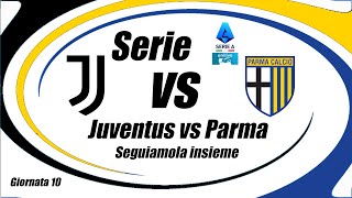 JUVENTUS vs PARMA  Serie A  Giornata 10  Cronaca e campo 3d  ore 2045 [upl. by Mclain]