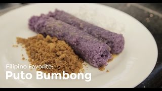 Filipino Favorite Puto Bumbong  Yummy Ph [upl. by Ynohtnaed914]