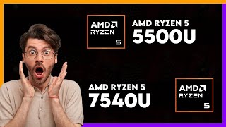 AMD Ryzen 5 5500U vs AMD Ryzen 5 7540U Comparison [upl. by Ilujna129]