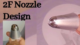 2F Nozzle DesignHow to make design from 2F Nozzel😍😍 [upl. by Olenta995]