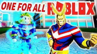 Roblox  SỨC MẠNH HUYỀN THOẠI ONE FOR ALL ANH HÙNG MẠNH NHẤT  Code Boku No Roblox [upl. by Peltier]