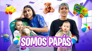 SOMOS PAPÁS DE MAXI POR 24 HORAS 👶🏻😳🍼NO SUPIMOS CAMBIAR PAÑALES😳  FAMILIA RECOCHA [upl. by Benildis]