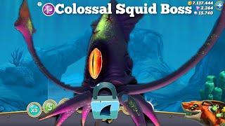 COLOSSAL SQUID BOSS  Hungry Shark World [upl. by Calia]