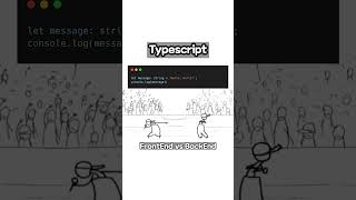 BackEnd vs FrontEnd computerscience backend frontend [upl. by Northrop524]