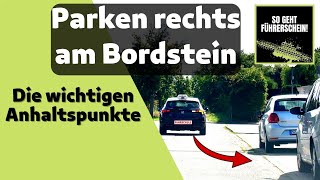 Parken  Parklücke rechts Einfach immer fehlerfrei Parken  Führerschein [upl. by Eenalem]