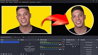 COMO DEIXAR O FORMATO DA WEBCAM REDONDA NO OBS RÁPIDO E FACIL [upl. by Gay]