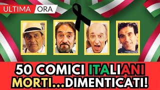 50 grandi ATTORI COMICI Italiani DIMENTICATI Morti [upl. by Havens25]