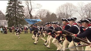 The Old Guard Drill Display in Lexington Patriots Day 2018 [upl. by Sima]