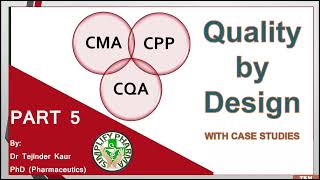 CQA CPP CMA QbD Quality by Design Part 5 [upl. by Krongold467]