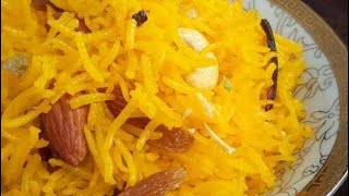 zarda recipe  meethe chawal recipe  sweet rice CookingwithIqraVlogs12 [upl. by Oalsecnew182]