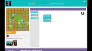 Hour of Code Angry Birds Code Game [upl. by Leuqar]