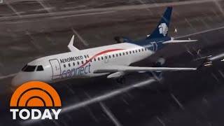 Shocking Video Emerges From Mexico Plane Crash  TODAY [upl. by Zednanref]