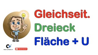 gleichseitiges Dreieck Flächeninhalt und Umfang [upl. by Polito]