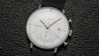 A Tribute To German Design History  Junghans Max Bill Bauhaus Chronoscope [upl. by Notrab]