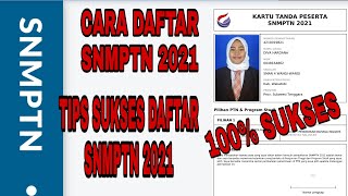 TUTORIAL CARA DAFTAR SNMPTN 2021 [upl. by Tremml758]