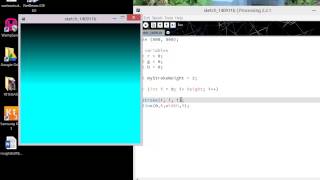 Processing create a gradient with a for loop [upl. by Thaddus487]