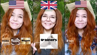 British English vs American English vocabulary compilation  English vocabulary lesson [upl. by Onitrof137]