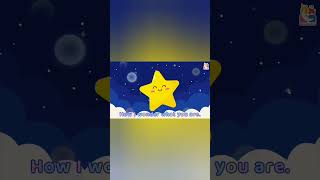 Twinkle Twinkle Little Star Nursery Rhyme for Toddlers✨Kids Karaoke Song with Lyrics🌙Kids SingAlong [upl. by Fruma]