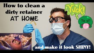 DIY way to clean retainers and make them look SHINY every time [upl. by Laughlin391]