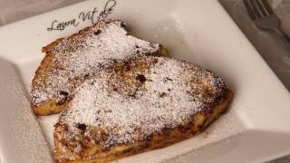 Panettone French Toast Recipe  Laura Vitale  Laura in the Kitchen Episode 266 [upl. by Bej]