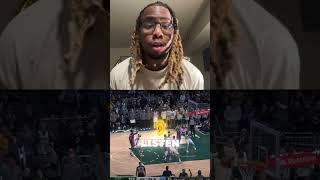 He missed the game winning free throws trending basketball nba reaction funny fyp ￼ [upl. by Atiuqat361]