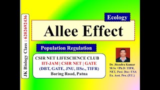 Allee Effect  Population Regulation  Density dependent positive feedback  CSIR NET LIFE SCIENCE [upl. by Theresa599]