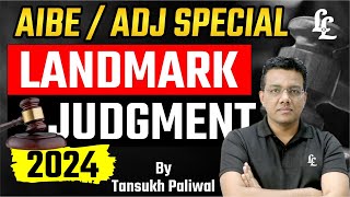 AIBEADJ Special  Landmark Judgment  Tansukh Paliwal  Linking Laws [upl. by Elka797]