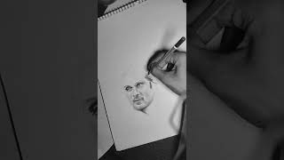 Paolo Cesare Maldini 🇮🇹artDrawing football maldini pencildrawing malayalishaji art artist [upl. by Analah]