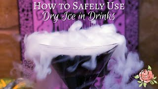 How to Safely Use Dry Ice in Drinks [upl. by Fachanan]