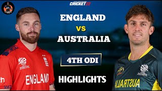 England vs Australia 4th ODI Highlights 2024  aus vs eng 4th odi highlights  eng vs aus odi [upl. by Anasiul]