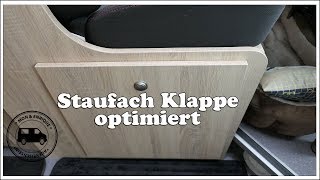 Staufachklappe unter der Sitzbank optimiert  Clever Vans  Kastenwagen [upl. by Leinoto771]