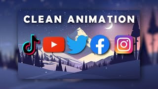 Social Media Pack  YouTube Instagram Facebook Twitter and TikTok Follow Animation Green Screen [upl. by Esnohpla]