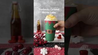 Starbucks Caramel Brûlée Latte  AT HOME RECIPE [upl. by Merta]