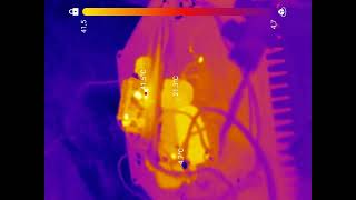 DC Akku Energie Messgerät und Wärmebilder vom Solar Laderegler  eflose 1419 [upl. by Yruj]