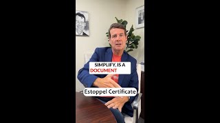 Estoppel Certificate [upl. by Lorrayne]